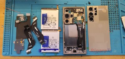 Samsung S24 Ultra non legge la SIM: batteria gonfia e flat da sostituire