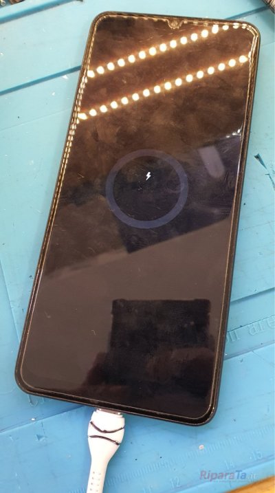 Samsung Galaxy A12: foto 5 dell'intervento in laboratorio