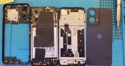 Sostituzione display Motorola Moto G35 5G con ricambio Service Pack