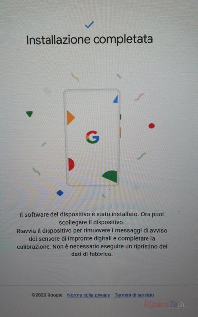 Google Pixel 8: foto 2 dell'intervento in laboratorio