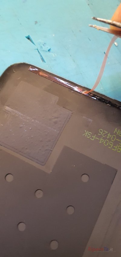 Xiaomi Redmi Note 10 5G: foto 6 dell'intervento in laboratorio